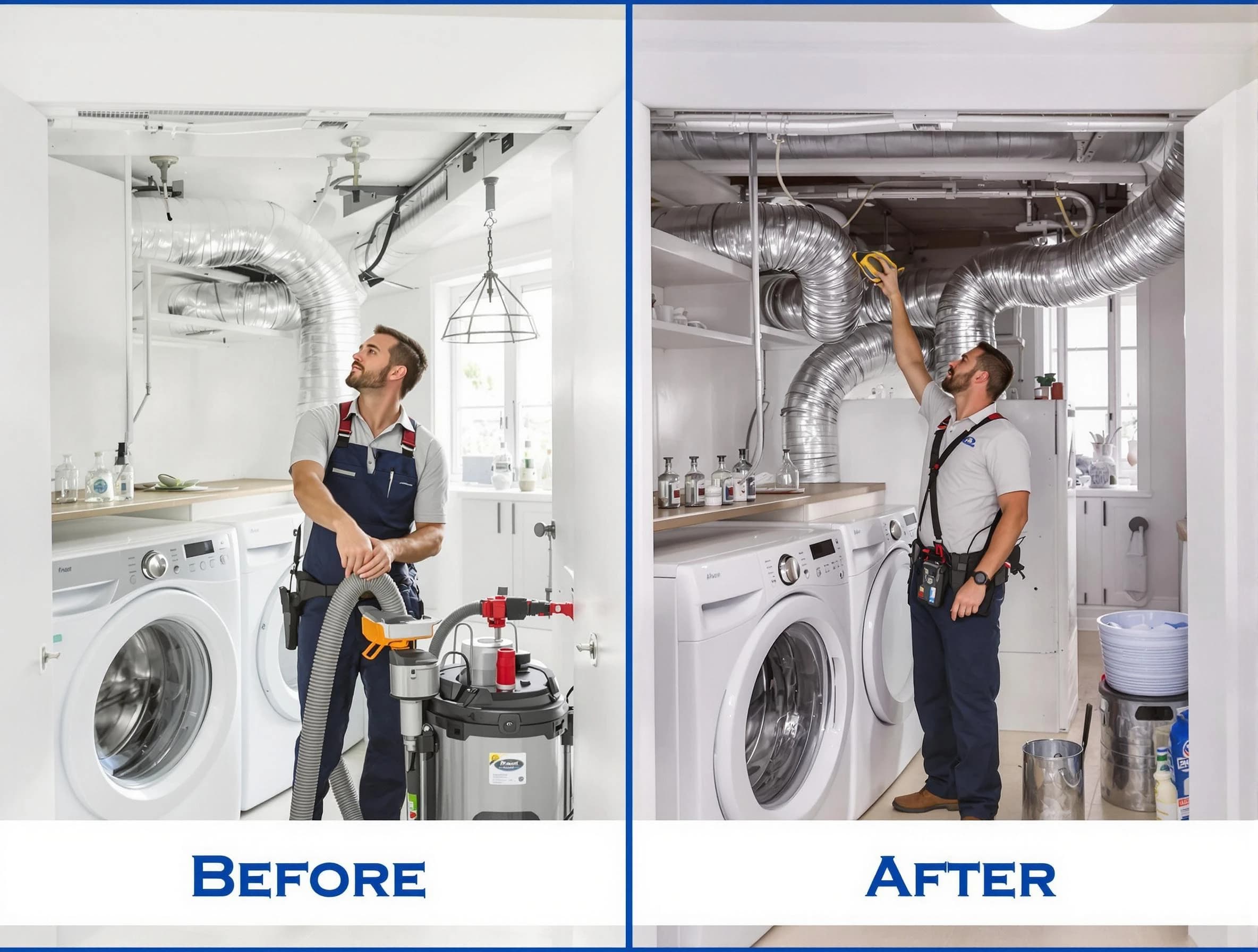 Expert gas dryer vent cleaning by McDonough Dryer Vent Cleaning in McDonough