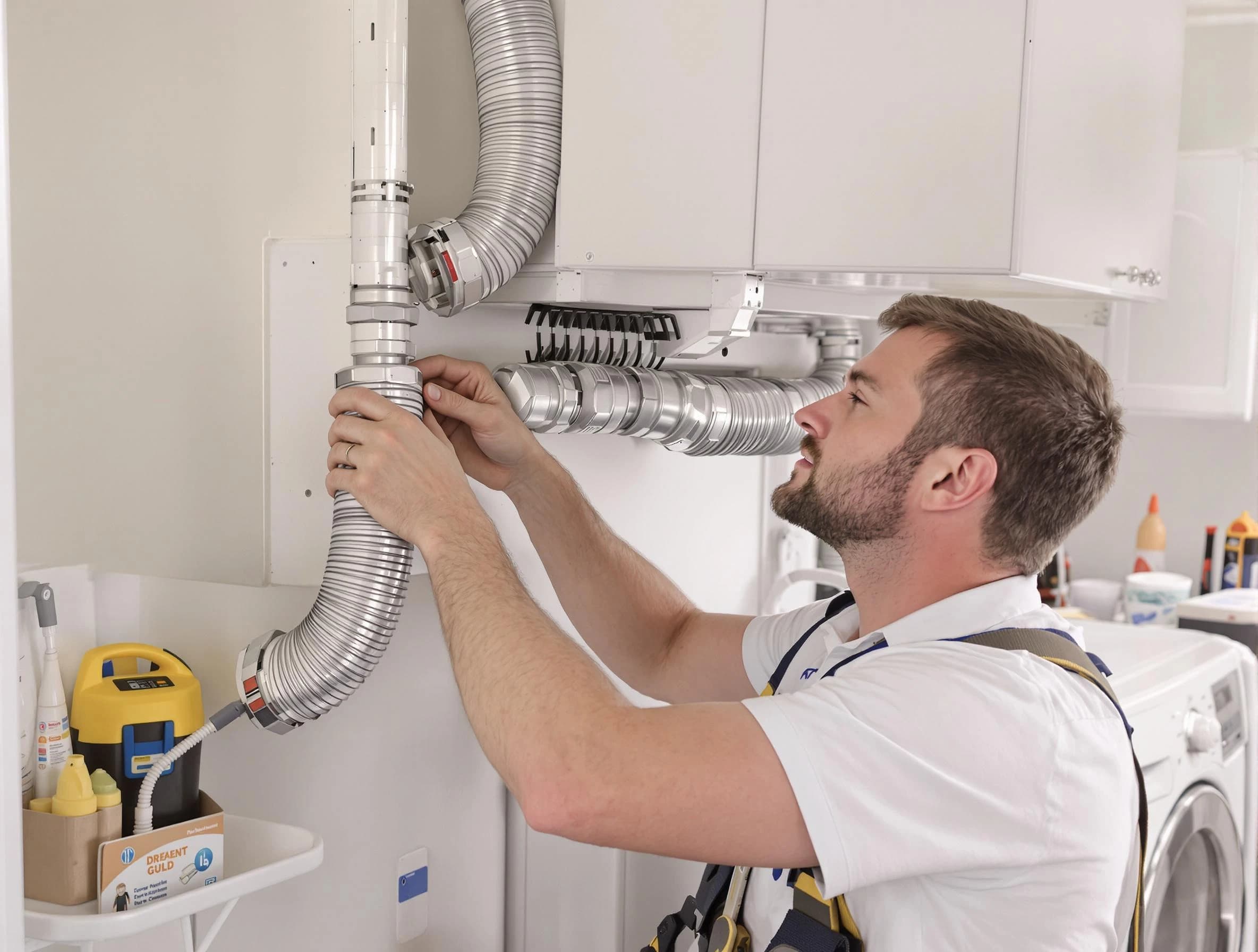 Professional dryer vent repair and installation by McDonough Dryer Vent Cleaning in McDonough