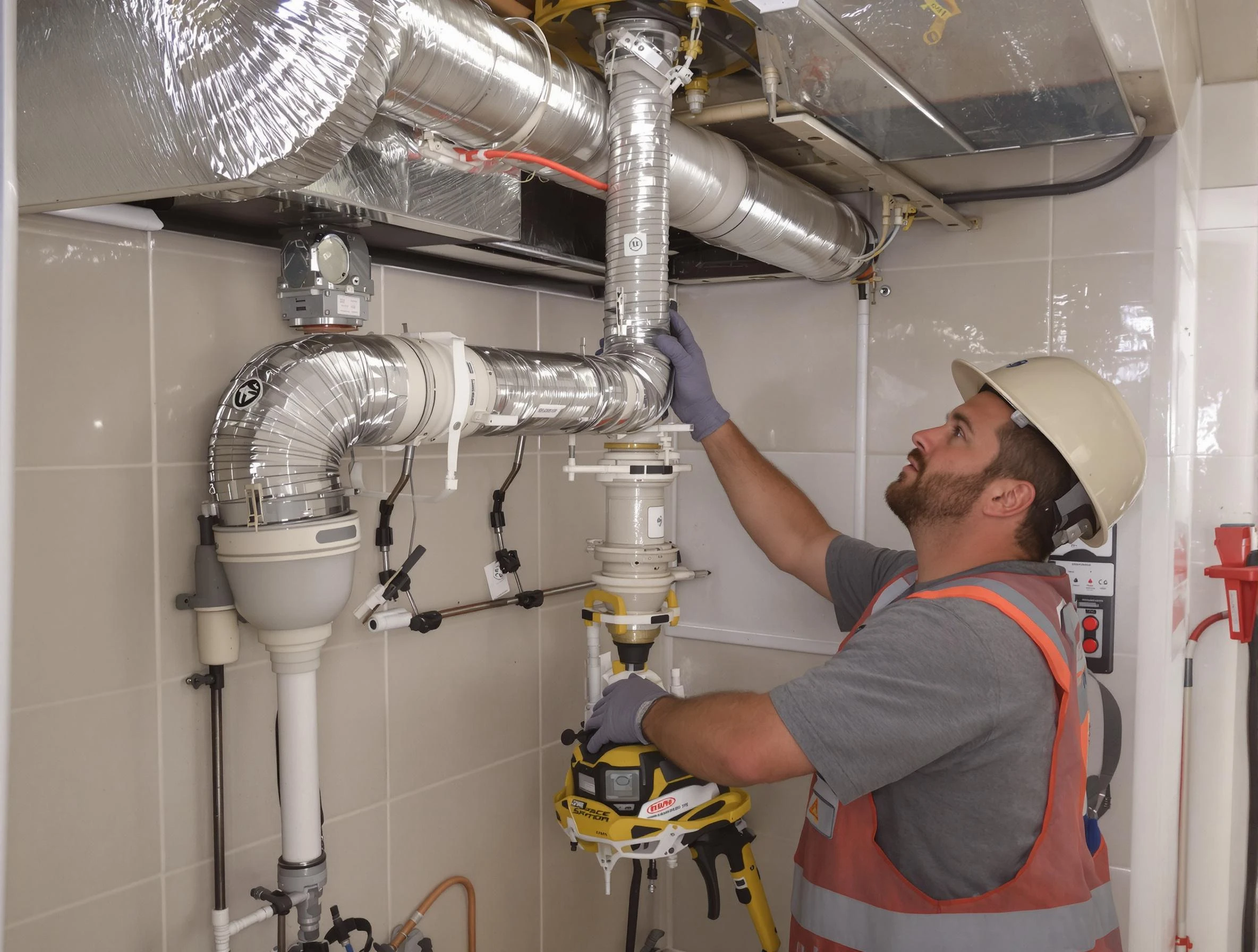 McDonough Dryer Vent Cleaning expert performing professional dryer vent repair and installation in McDonough