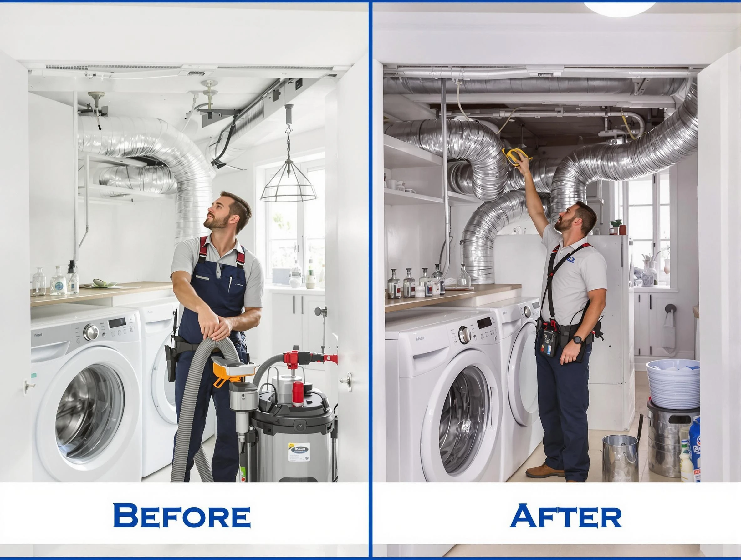 Expert gas dryer vent cleaning by McDonough Dryer Vent Cleaning in McDonough