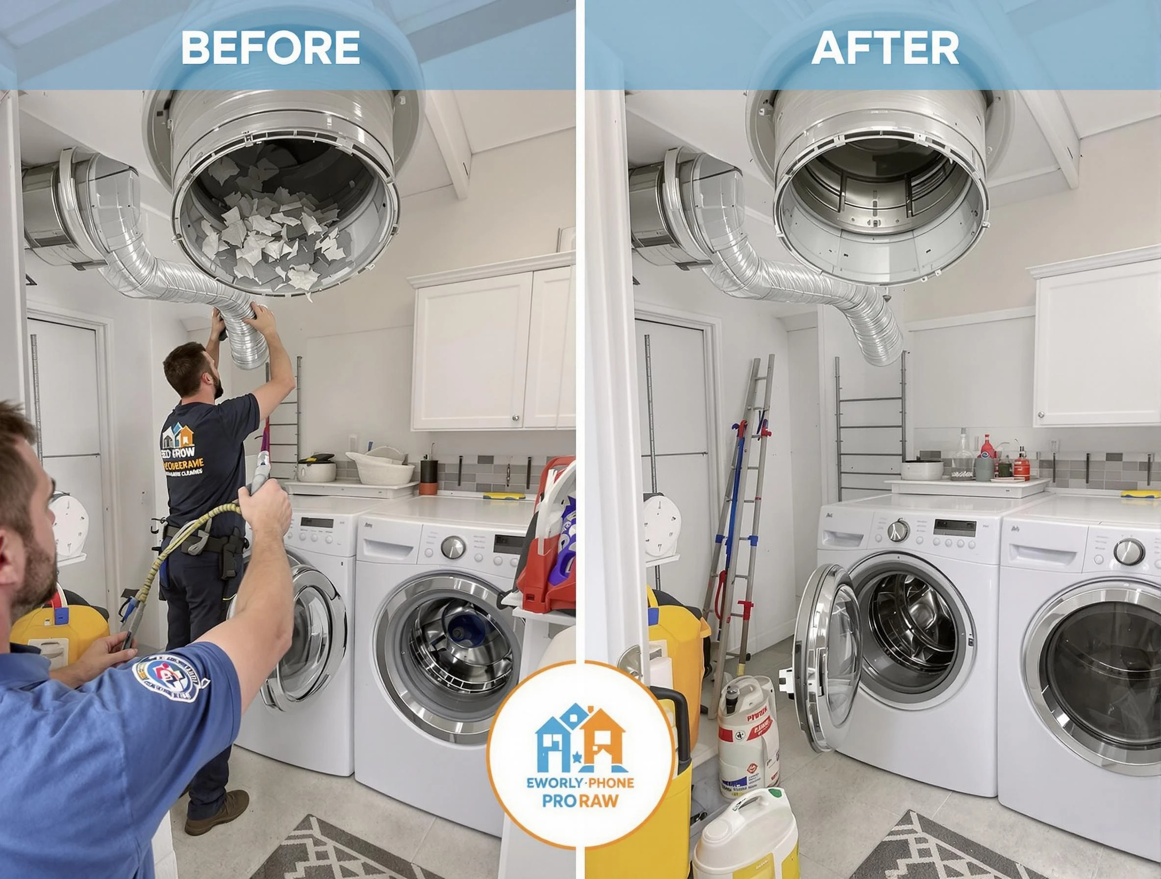 Residential dryer vent cleaning by McDonough Dryer Vent Cleaning in McDonough